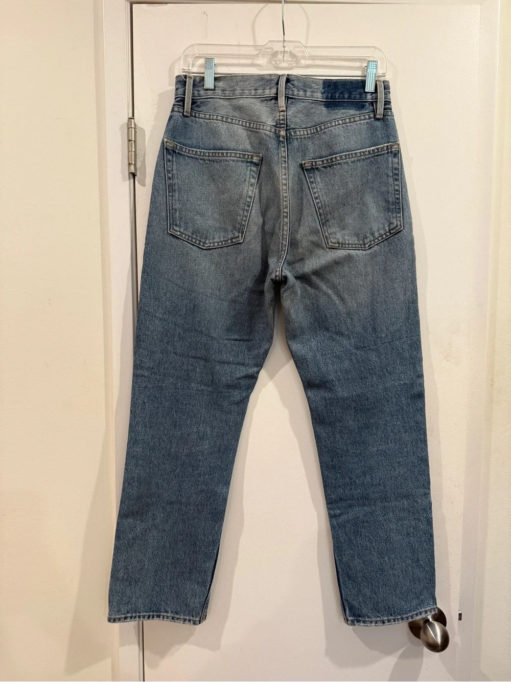 FRAME High Rise Straight Leg Jeans with Front Seams | Size 27 - Picture 2 of 4
